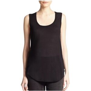 ATM Anthony Thomas‎ Melillo Tank Top Women Small Black Sleeveless Sweetheart